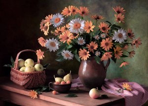 Flores e frutos de outono