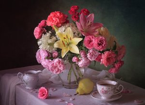 Flores e Chá Clássicos