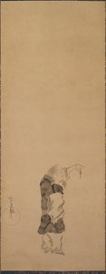 Kenshu, Monge com Camarão, c. 1600-1640. de Tawaraya Sotatsu