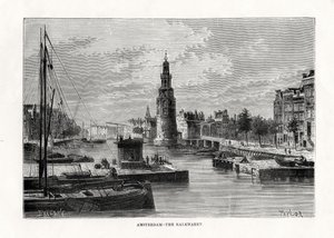 O Kalkmarkt, Amsterdã, Holanda, 1879 de Taylor
