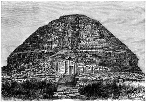 Túmulo da senhora cristã, Kolea, Argélia, c1890