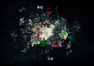Bouquet XI, 2018 (suportes mistos sobre tela)