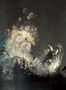FloralCollar I, 2018 (Colagem sobre tela)