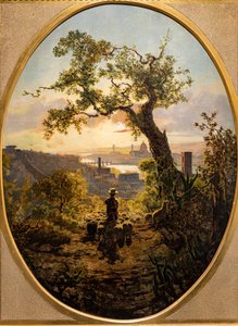 Paisagem de Florença da colina de St. Miniato de Telemaco Signorini