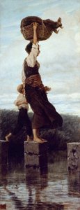 Dia ventoso (pintura) de Telemaco Signorini