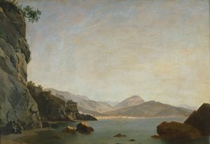 Vista do Golfo de Salerno (óleo sobre tela)