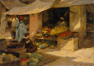 Mercado de frutas, Tânger