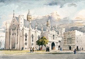Old Guild Hall, Londres, c1450, c1990-2010 de Terry Ball
