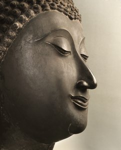 Cabeça de Buda, período de Sukhothai