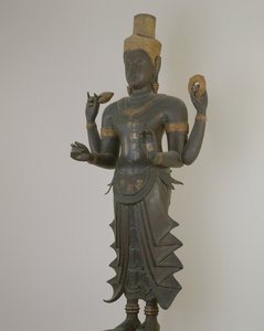 Estátua de Vishnu (bronze) de Thai School