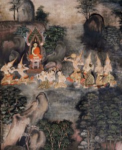 Tentação de Buda (pintura de parede)