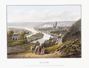 Rouen, vista de Bon-Secours, 1823-1826