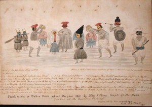 Esboço da vida de Gurkha na Dehra Dun, c.1821 (aguarela sobre papel) de The Hon. Frederick Shore