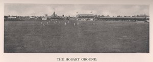 O Hobart Cricket Ground, Tasmânia, Austrália, 1912 de The Sydney Daily Telegraph