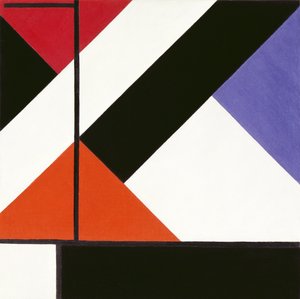 Contra-composição simultânea de Theo van Doesburg