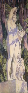Baco, c. 1920-1924 (óleo sobre tela) de Théo van Rysselberghe