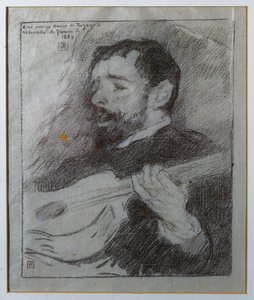 Guitarrista de Théo van Rysselberghe