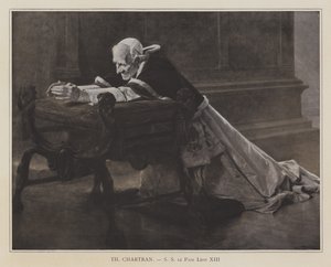 Papa Leão XIII (litho) de Theobald (after) Chartran