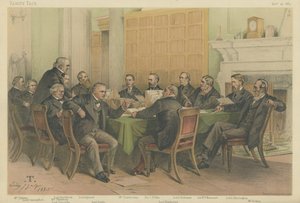O Conselho de Ministros 1883 de Theobald Chartran