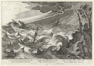 Outono: tempestades no mar
As quatro estações (título da série)