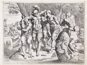 Ulisses na terra dos comedores de lótus Os Trabalhos de Ulisses (título da série)