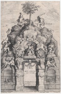 Pompa Introit...Ferdinand, Austriaci Antuérpia, 1635 de Theodoor van Thulden