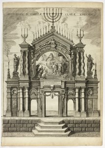 Palco em Memória de Isabella Clara Eugenia, placa 24 de Casperius Gevartius, Entrada Triunfal do Sereníssimo e Honorável Cardeal-Infante Fernando de Theodoor van Thulden
