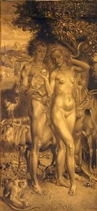 As Três Idades da Vida - painel esquerdo de Theodor Baierl