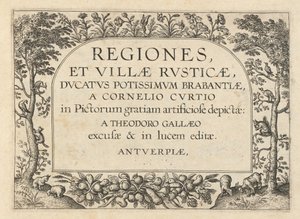 Página de rosto para "Regiões e Vilas de Agricultura"