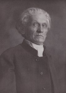 Stefan George, poeta simbolista alemão (fotografia a preto e branco) de Theodor Hilsdorf