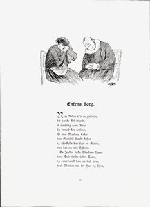 Ilustração retirada do livro Historier av Munthe, Peter e publicada por Dybwad (não, 1896) de Theodor Kittelsen
