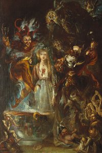 Uma fantasia baseada em Goethe "s" Faust ", 1834