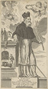 H. Albinus van Angers
S. Albinus. Episcopus et Confessor (título sobre o objecto)