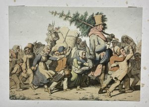 São Nicolau rodeado de crianças de Theodor Mintrop