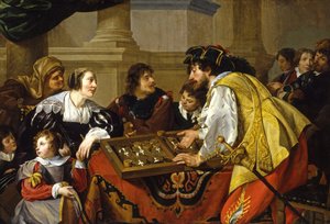 Os jogadores de gamão, 1634