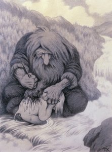 O Troll lava o seu filho
