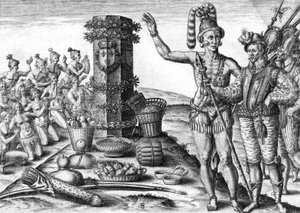 Índios da Flórida de Theodor de Bry