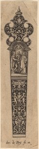 Ornamento para cabo de faca de Theodor de Bry