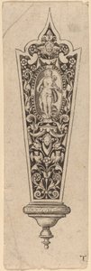 Ornamento para cabo de faca de Theodor de Bry