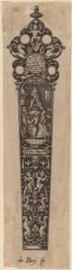 Ornamento para cabo de faca de Theodor de Bry