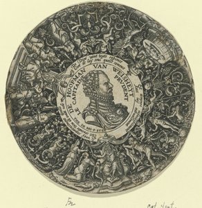 Retrato de Guilherme I, Príncipe de Orange De Hoopman van Weisheyt / Le Capitaine Prudent (título no objeto) de Theodor de Bry