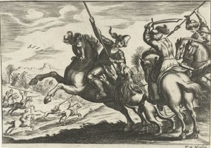 Caça ao leão de Theodor van Merlen (II)