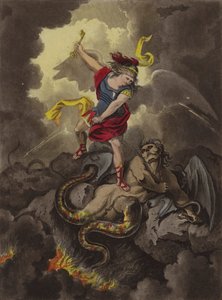 Satanás acorrentado (gravura)
