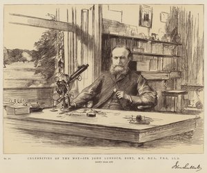 Celebridades do Dia, Sir John Lubbock, Baronete, MP, DCL, FRS, LLD
