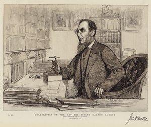 Celebridades do dia, Sir Joseph Dalton Hooker