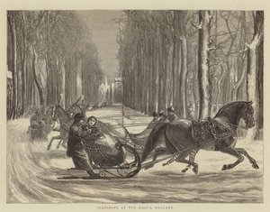 Sleighing em Haia, Holanda