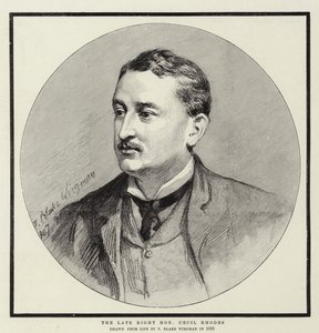 O bem-passado honrado Cecil Rhodes de Theodore Blake Wirgman