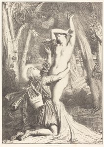 Apolo e Dafne de Théodore Chassériau
