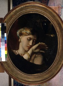 criada do Cleopatre de Théodore Chassériau
