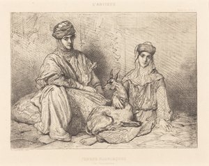 Mulheres mouriscas de Constantina de Théodore Chassériau